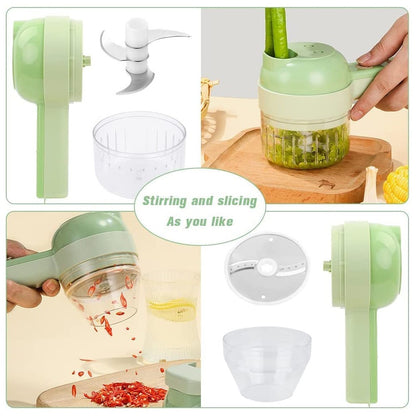 Picadora Multifuncional 4 en 1 Eléctrica