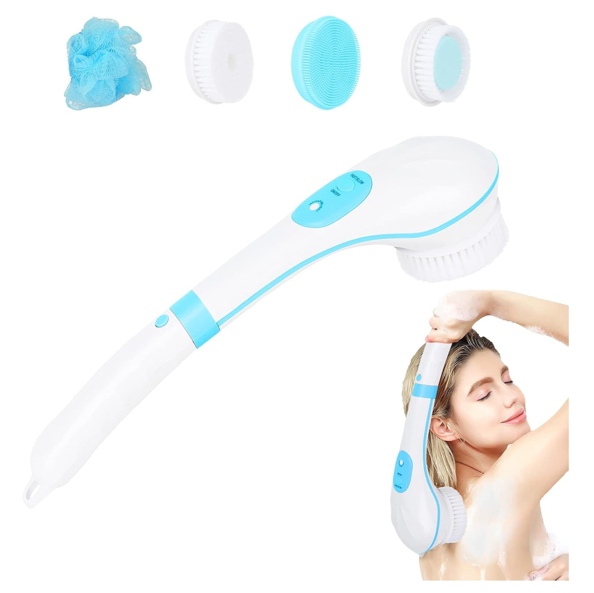 Cepillo De Ducha Electrico Espalda 5 en 1