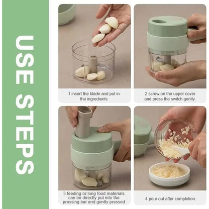 Picadora Multifuncional 4 en 1 Eléctrica