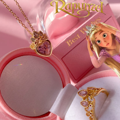 COMBO RAPUNZEL INCLUYE CAJA CORONA ROSA🎁