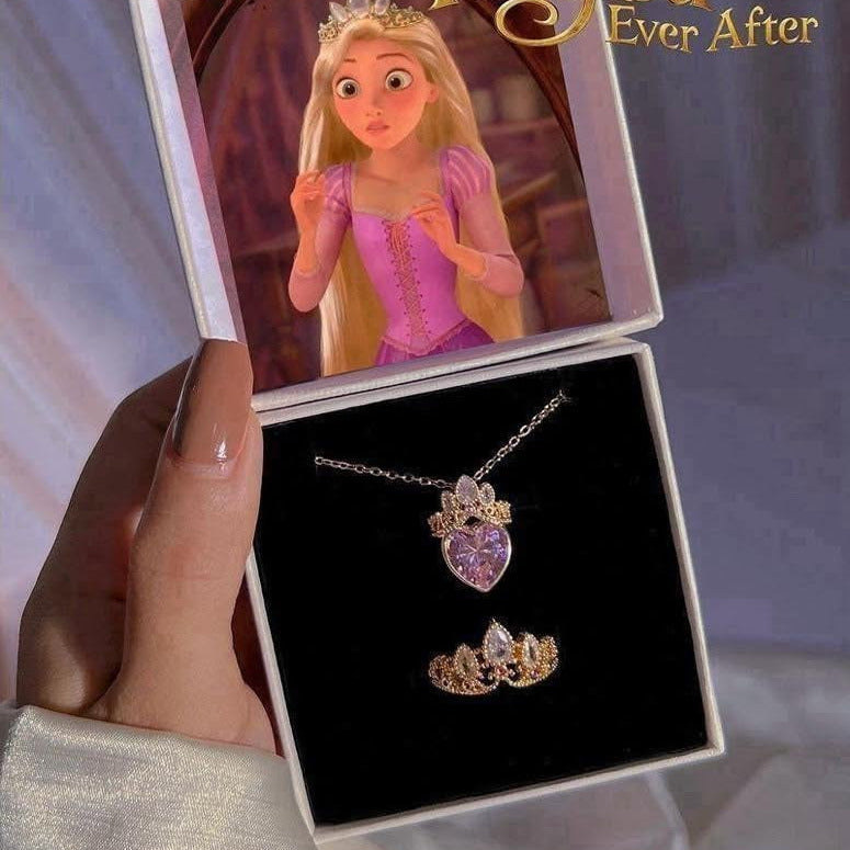 COMBO RAPUNZEL INCLUYE CAJA CORONA ROSA🎁