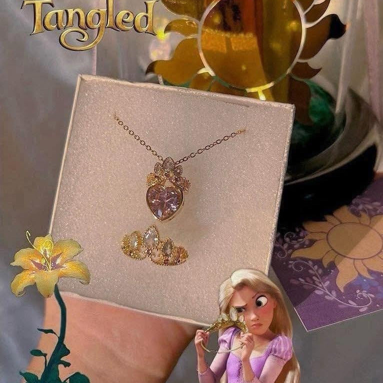 COMBO RAPUNZEL INCLUYE CAJA CORONA ROSA🎁