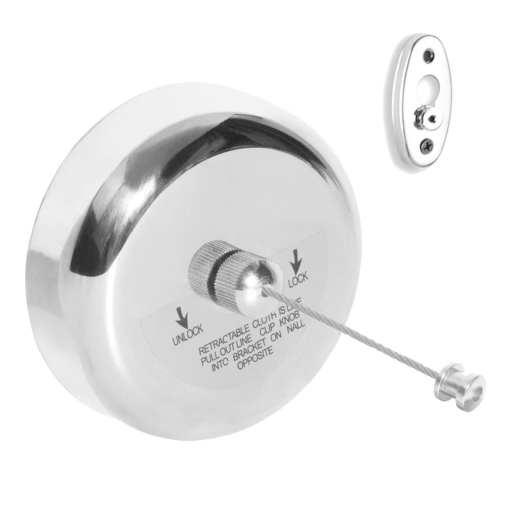 TENDEDERO DE ROPA RETRACTIL AJUSTABLE 2,5 METROS