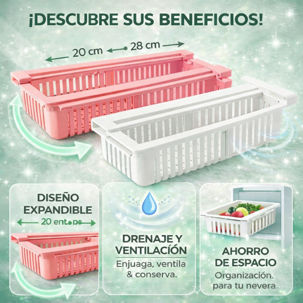 ORGANIZADORES PARA NEVERA X 3