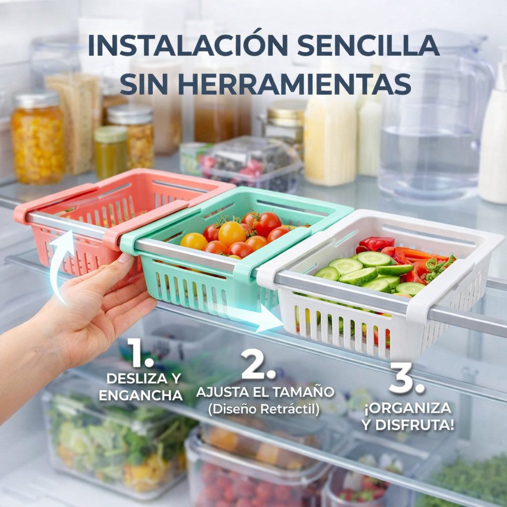 ORGANIZADORES PARA NEVERA X 3