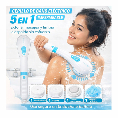 Cepillo De Ducha Electrico Espalda 5 en 1