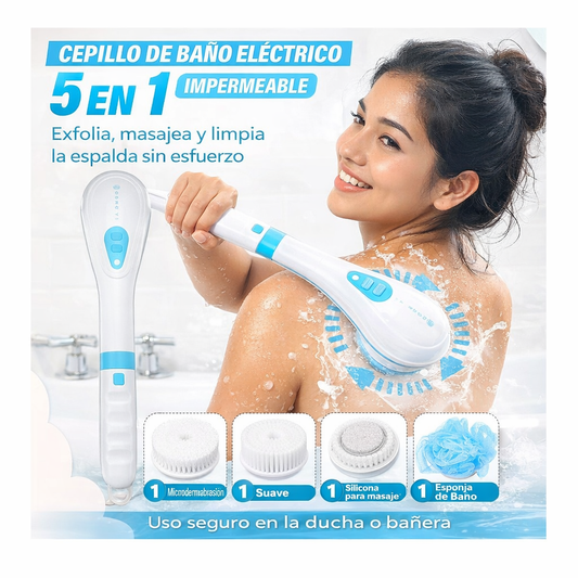 Cepillo De Ducha Electrico Espalda 5 en 1