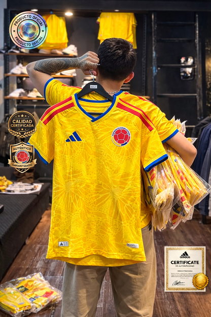 CAMISETA OFICIAL SELECCION COLOMBIA MUNDIAL 2026 - INCLUYE CAJA DE LUJO!