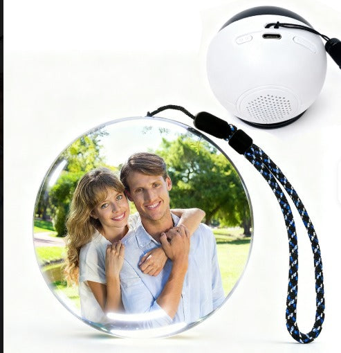 Esfera de video con sonido personalizable